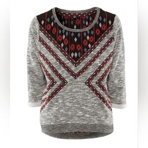 H&M Embroidered Sweatshirt - S